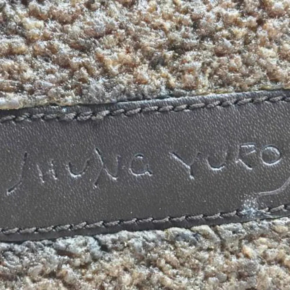 Limited Edition Hennessy x Jhung Yuro Sneakers Sz 10 Brown White Leather Hi Top - Picture 8 of 11